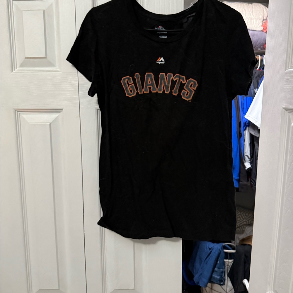 Majestic Black T-Shirt with Logo